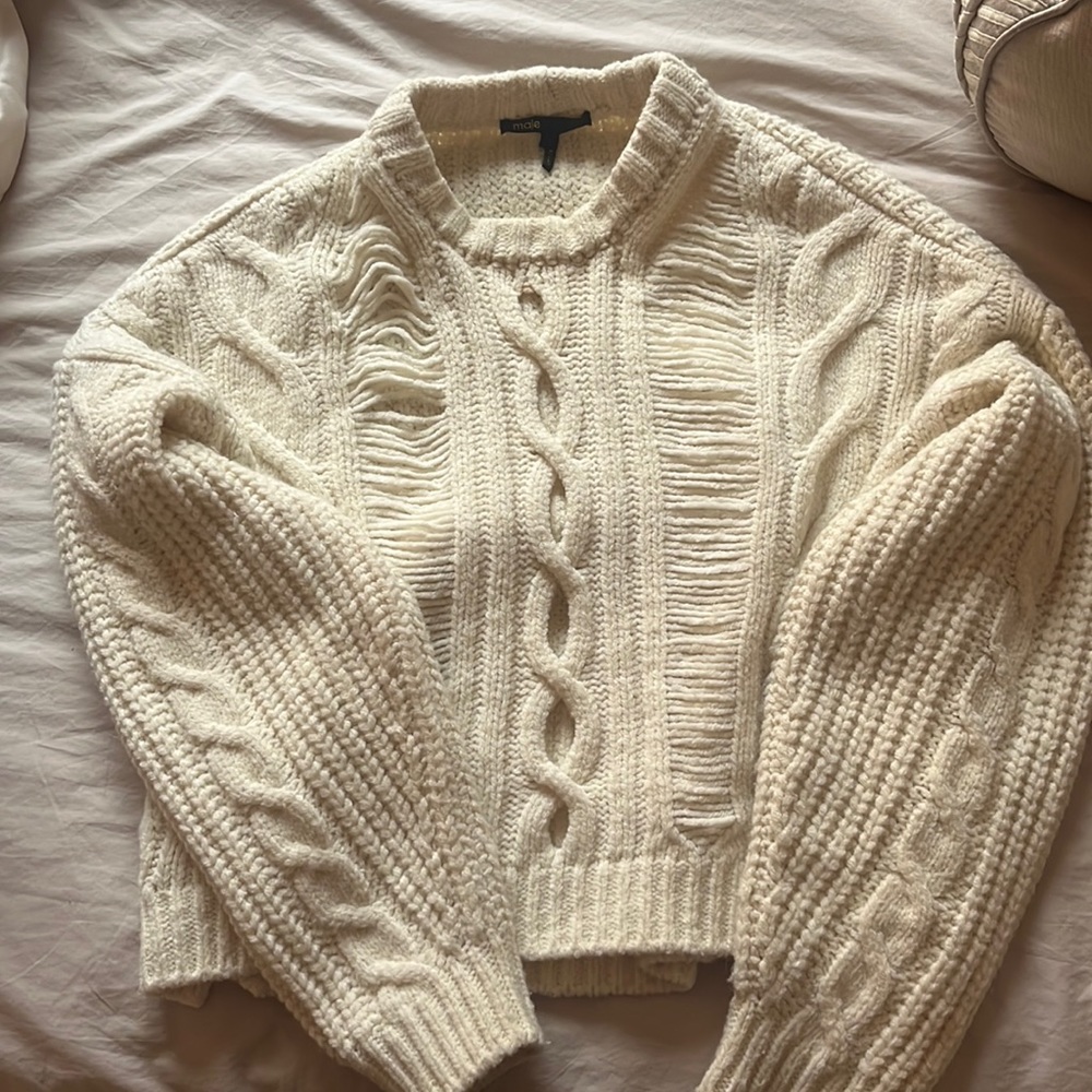 Maje cropped sweater